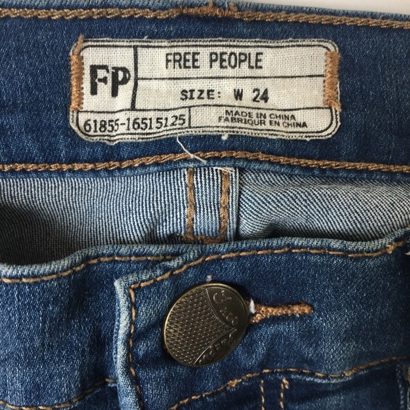 Free People | Light Wash Ankle Crop Pants - Picture 2 of 6